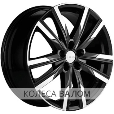 Khomen Wheels KHW1905 (Geely Monjaro/Tugella) 7.5x19 5x108 ET46 63.4 Black-FP